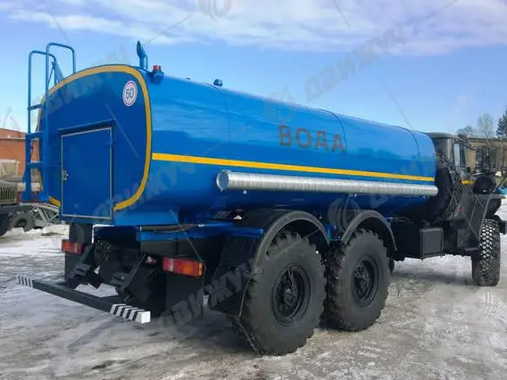 Вахтовый автобус Водовоз АЦПТ-10 на шасси Урал 4320-60Е5 2026 года новый