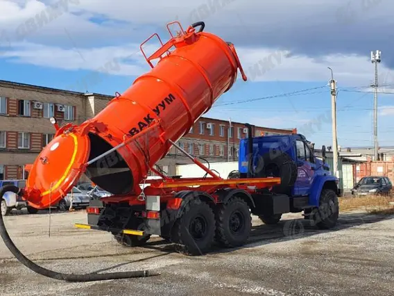 Полуприцеп газовоз ППЦТ АКНС-10 на шасси Урал Next 4320-72Е5 (насос КО-505) 2026 года новый фото 2