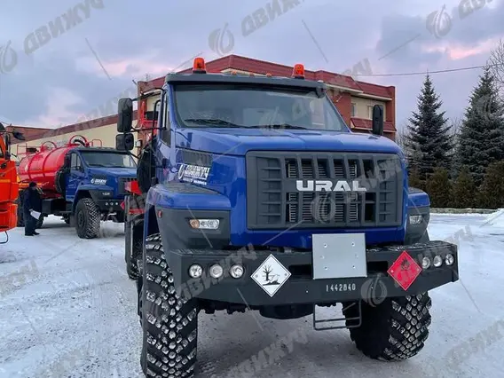 Полуприцеп газовоз ППЦТ АКНС-10 на шасси Урал Next 4320-72Е5 (насос КО-505) 2026 года новый фото 5