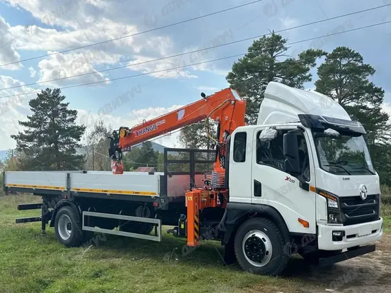 АКН Бортовой автомобиль DAYUN X120 c КМУ HANGIL HGC 514 2026 года новый фото 2