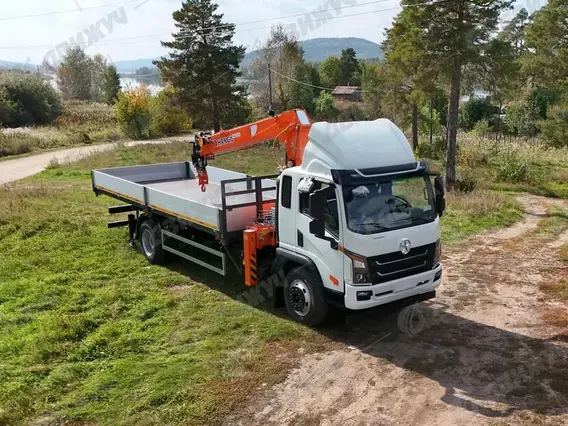 АКН Бортовой автомобиль DAYUN X120 c КМУ HANGIL HGC 514 2026 года новый фото 3