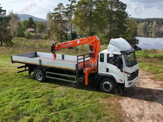 АКН Бортовой автомобиль DAYUN X120 c КМУ HANGIL HGC 514 2026 года новый фото 4