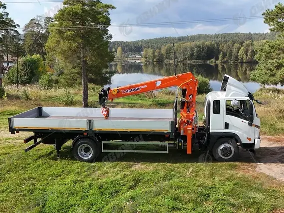 АКН Бортовой автомобиль DAYUN X120 c КМУ HANGIL HGC 514 2026 года новый фото 5