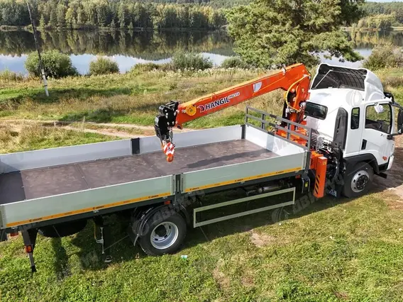 АКН Бортовой автомобиль DAYUN X120 c КМУ HANGIL HGC 514 2026 года новый фото 6