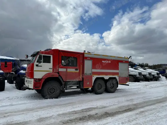 Дорожно-уборочный автомобиль Автоцистерна пожарная АЦ-6,0-40 на шасси Камаз 43118 2026 года новый