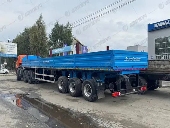 АРС Бортовой полуприцеп 3-х осный, 30 т. (ССУ 1530 мм.) 2026 года новый