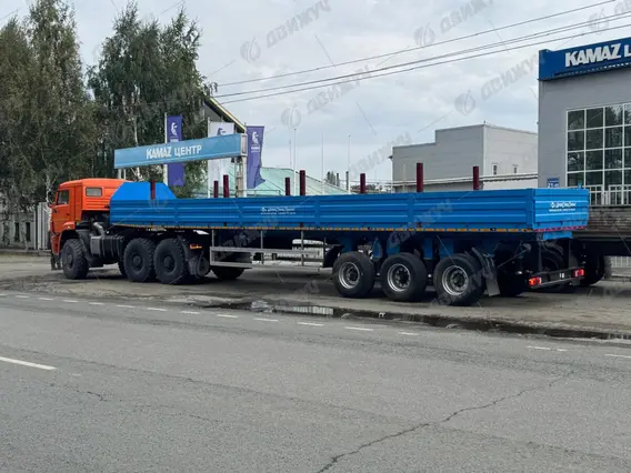 АРС Бортовой полуприцеп 3-х осный, 30 т. (ССУ 1530 мм.) 2026 года новый фото 2