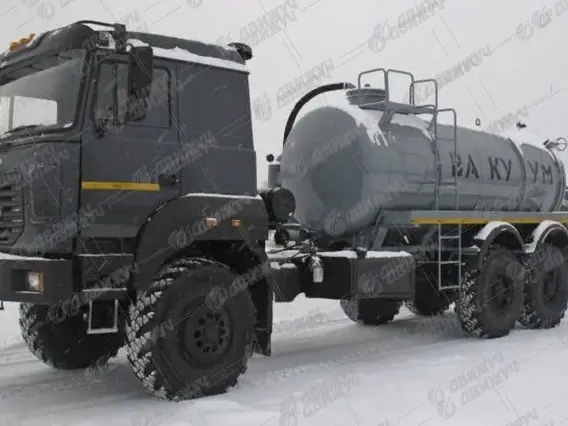 Вакуумная машина МВ-10 Урал 5557 бескапотный (насос ВК) 2026 года новый