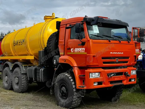 Тягач Вакуумная машина МВ-16 на шасси КАМАЗ 65222 (насос КО-510) 2026 года новый