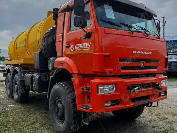Тягач Вакуумная машина МВ-16 на шасси КАМАЗ 65222 (насос КО-510) 2026 года новый фото 4
