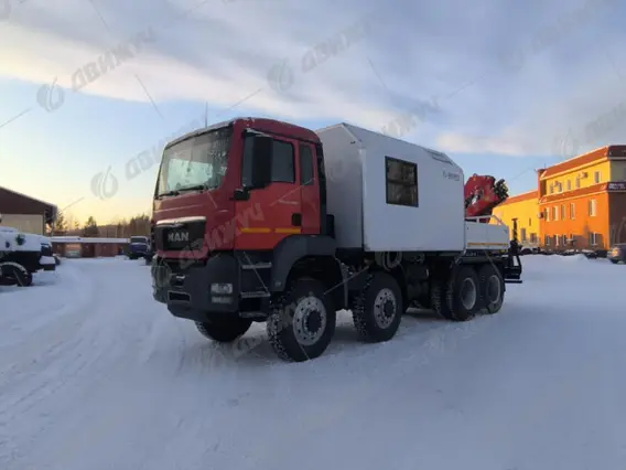 Передвижная ремонтная мастерская ПАРМ на шасси MAN с КМУ ИМ-95 2026 года новый