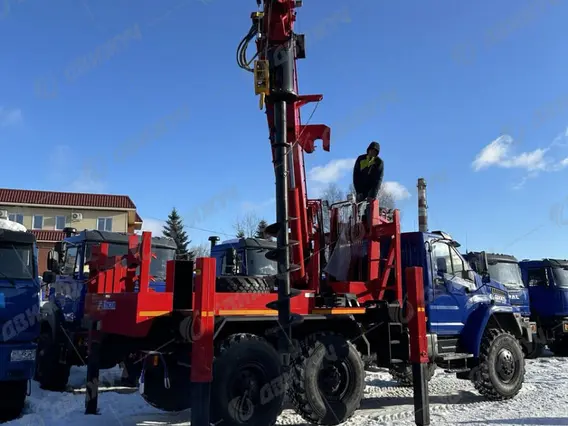 Бурильно-крановая машина Бурильно-крановая машина БКМ с Kanglim KDC 5600 на шасси Урал NEXT 5557-72 2026 года новый фото 6