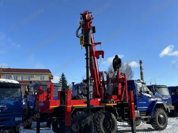 Бурильно-крановая машина Бурильно-крановая машина БКМ с Kanglim KDC 5600 на шасси Урал NEXT 5557-72 2026 года новый фото 7