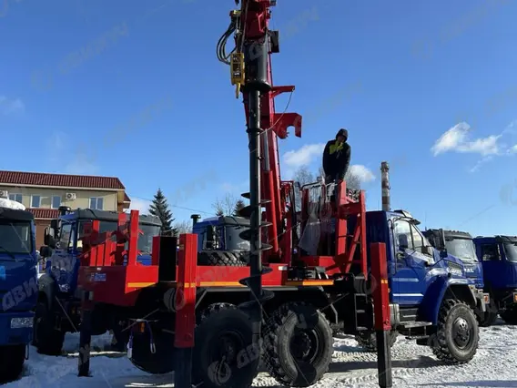 Бурильно-крановая машина Бурильно-крановая машина БКМ с Kanglim KDC 5600 на шасси Урал NEXT 5557-72 2026 года новый фото 8