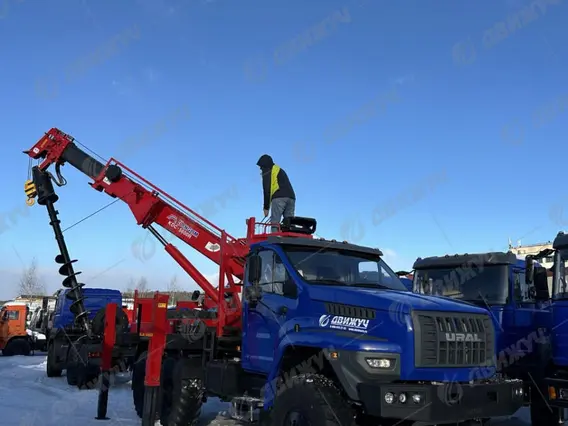 Бурильно-крановая машина Бурильно-крановая машина БКМ с Kanglim KDC 5600 на шасси Урал NEXT 5557-72 2026 года новый фото 10