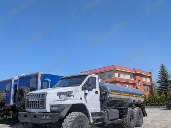 Бортовой Водовоз АЦПТ-9,5 на шасси Урал NEXT 4320-72Е5 (нержавеющая сталь) 2026 года новый фото 2