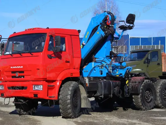 Седельный тягач КАМАЗ 43118-3078-50 с КМУ ИМ-240 2026 года новый