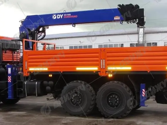 Бортовой автомобиль КАМАЗ-43118-50 с КМУ Dong YANG 1956 (тросовый) 2026 года новый