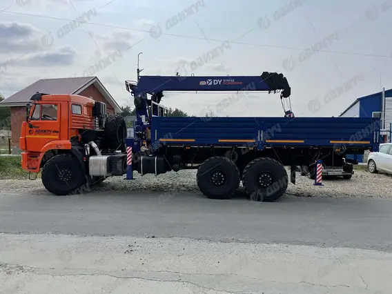 Бортовой автомобиль КАМАЗ-43118-50 с КМУ Dong YANG 1956 (тросовый) 2026 года новый фото 5