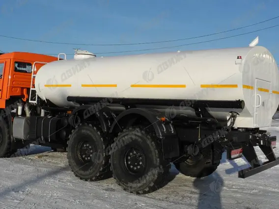 Водовоз АЦПТ-9,5 на шасси КАМАЗ 43118-50 (углеродистая сталь с ЛКП) 2026 года новый фото 3