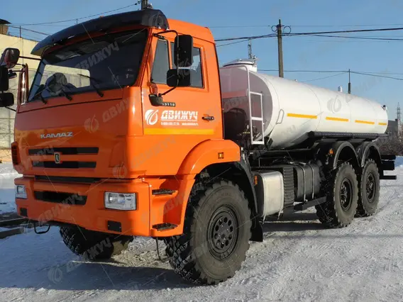 Водовоз АЦПТ-9,5 на шасси КАМАЗ 43118-50 (углеродистая сталь с ЛКП) 2026 года новый фото 4
