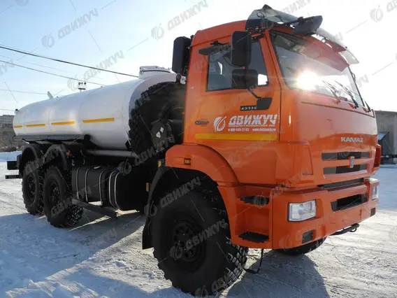 Водовоз АЦПТ-9,5 на шасси КАМАЗ 43118-50 (углеродистая сталь с ЛКП) 2026 года новый фото 5