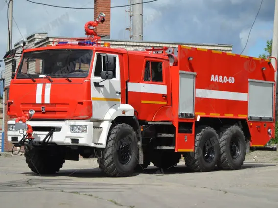 Пожарный аэродромный автомобиль АА-8,0-60 на шасси КАМАЗ-43118 2026 года новый