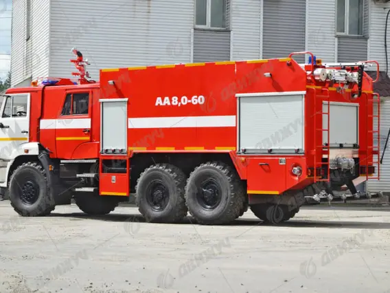 Пожарный аэродромный автомобиль АА-8,0-60 на шасси КАМАЗ-43118 2026 года новый фото 2