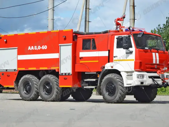 Пожарный аэродромный автомобиль АА-8,0-60 на шасси КАМАЗ-43118 2026 года новый фото 3