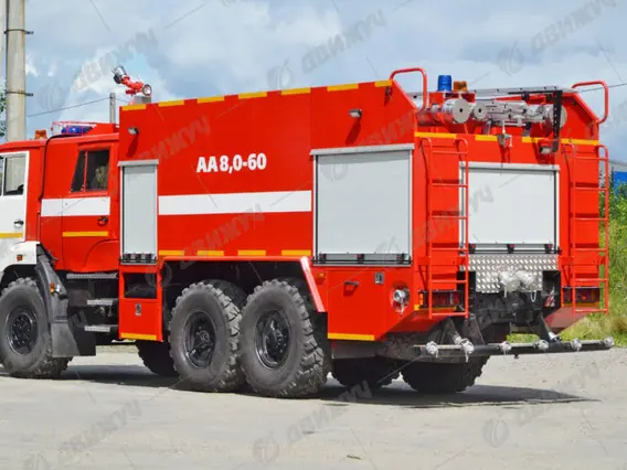 Пожарный аэродромный автомобиль АА-8,0-60 на шасси КАМАЗ-43118 2026 года новый фото 4