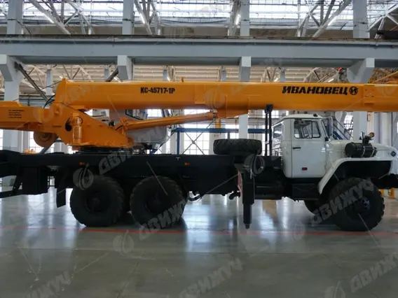 Автокран Ивановец КС-45717-1Р на шасси УРАЛ-4320 2026 года новый фото 2
