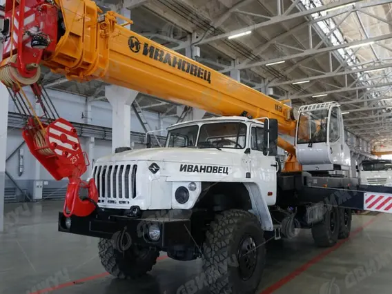 Автокран Ивановец КС-45717-1Р на шасси УРАЛ-4320 2026 года новый фото 5
