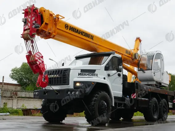 Автокран Ивановец КС-45717-2Р  УРАЛ-4320 NEXT 2026 года новый фото 2