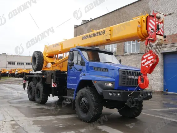 Автокран Ивановец КС-45717-2 на шасси УРАЛ-4320 NEXT 2026 года новый фото 2