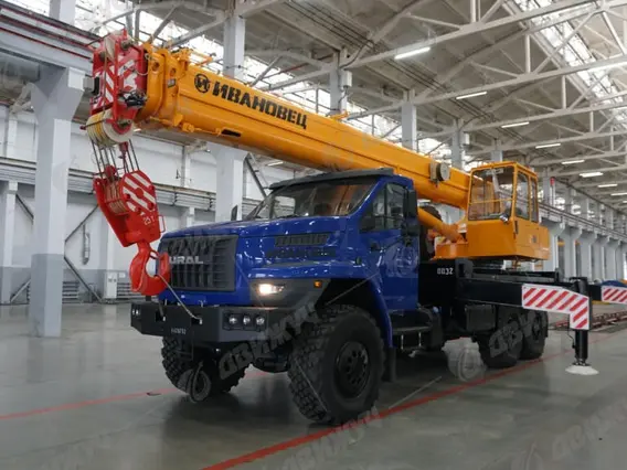 Автокран Ивановец КС-45717-2 на шасси УРАЛ-4320 NEXT 2026 года новый фото 10