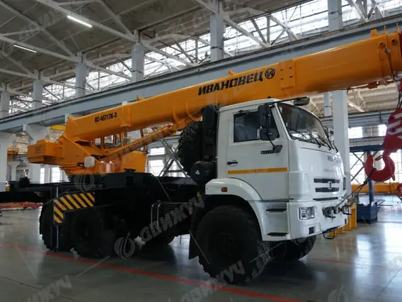 Автокран Ивановец КС-45717К-3 на шасси КАМАЗ-43118 2026 года новый фото 2
