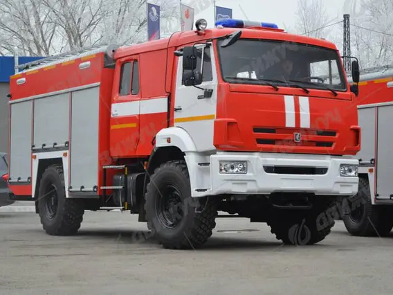 Автоцистерна пожарная АЦ-3,0-40 на шасси КАМАЗ-43502 2026 года новый фото 2