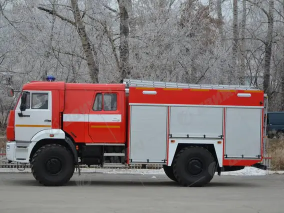 Автоцистерна пожарная АЦ-3,0-40 на шасси КАМАЗ-43502 2026 года новый фото 4