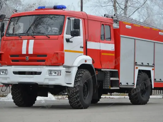 Автоцистерна пожарная АЦ-3,0-40 на шасси КАМАЗ-43502 2026 года новый фото 5