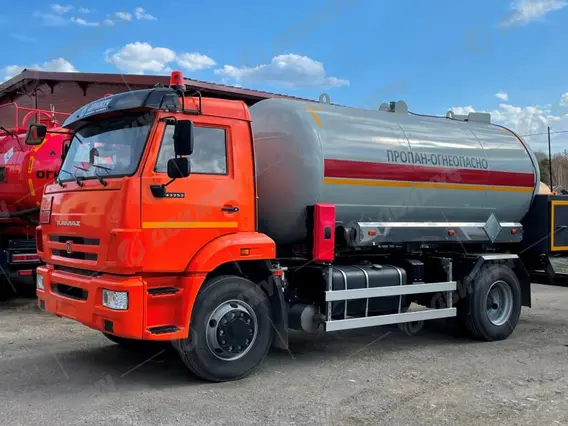 Газовоз Газовоз АЦТ-10 на шасси КАМАЗ 43253 2026 года новый фото 4