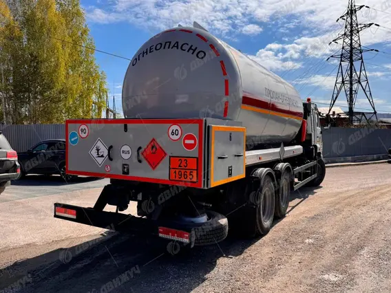 Газовоз Газовоз АЦТ-20 на шасси КАМАЗ 65115 2026 года новый фото 4