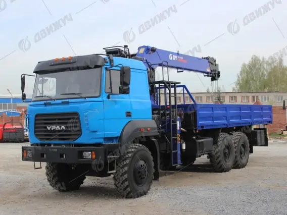 Бортовой Урал 4320-4972-80М с КМУ DongYang 1926 2026 года новый фото 5