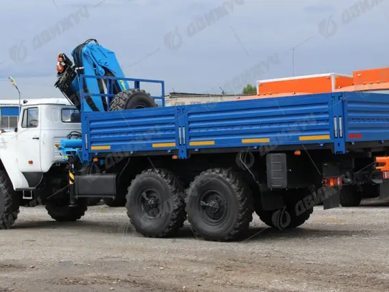 Бортовой Урал 4320 с КМУ ИМ-240 2026 года новый фото 2