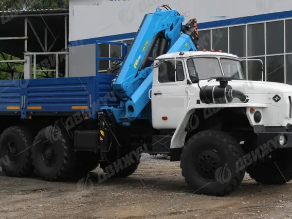 Бортовой Урал 4320 с КМУ ИМ-240 2026 года новый фото 4