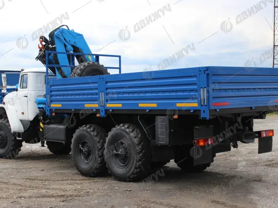Бортовой Урал 4320 с КМУ ИМ-240 2026 года новый фото 5