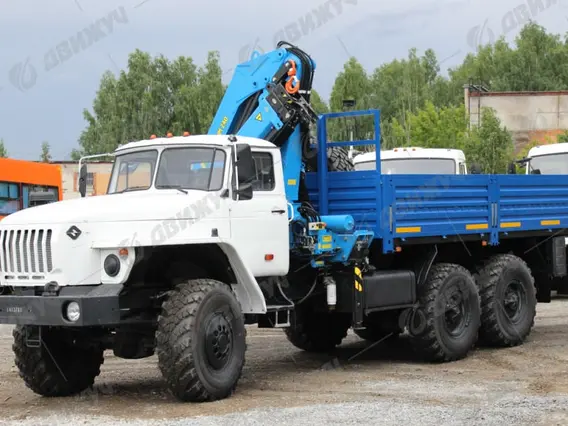 Бортовой Урал 4320 с КМУ ИМ-240 2026 года новый фото 6