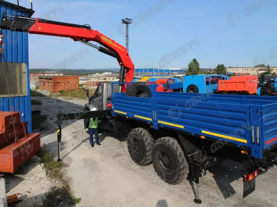 Бортовой Урал 4320 NEXT с КМУ ИМ-320 2026 года новый фото 3