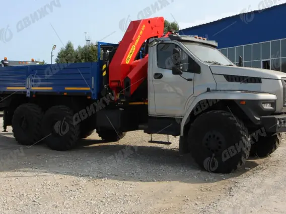 Бортовой Урал 4320 NEXT с КМУ ИМ-320 2026 года новый фото 6