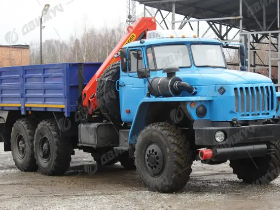 Бортовой Урал 4320 (капотный) с КМУ Palfinger 8500 2026 года новый