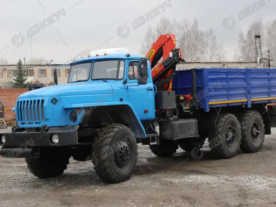 Бортовой Урал 4320 (капотный) с КМУ Palfinger 8500 2026 года новый фото 4